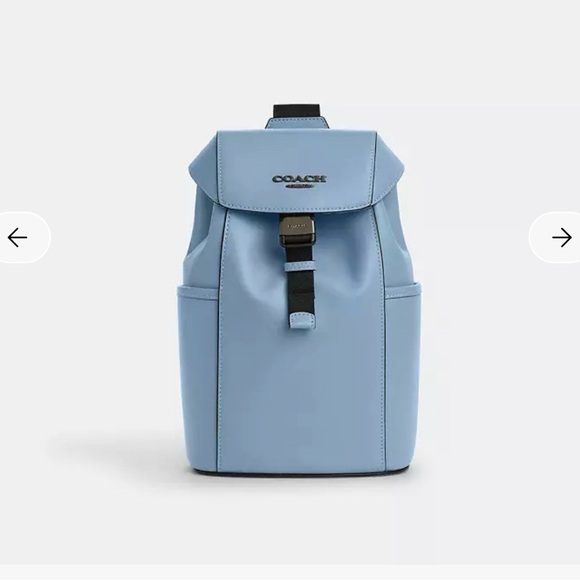 Coach Sky Blue Backpack